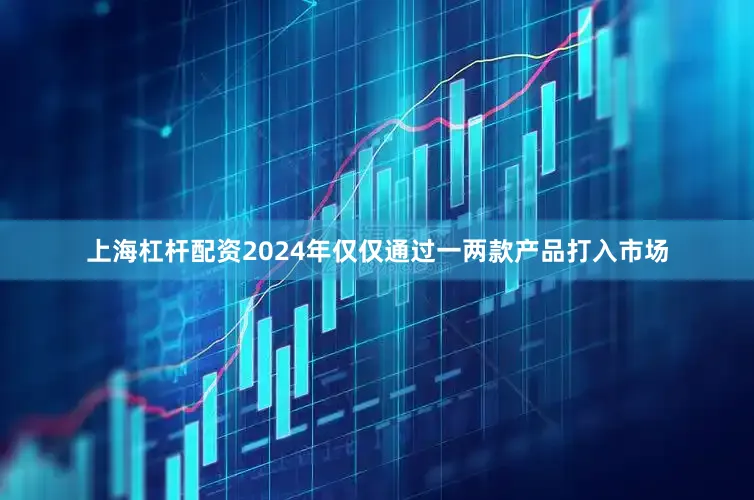 上海杠杆配资2024年仅仅通过一两款产品打入市场